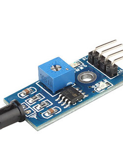 โมดูลตรวจจับเปลวไฟด้วย Infrared (IR Flame Detector Module) แบบ 4 Pin