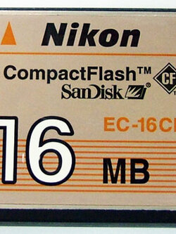Nikon CF Card 16MB 8X / Compact Flash Card