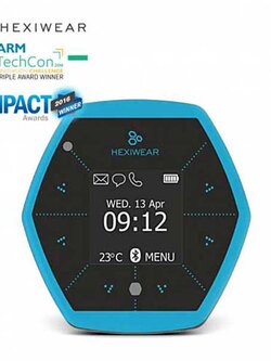 พรีออเดอร์ HEXIWEAR - บอร์ด IoT Wearable SINGLE HEXIWEAR UNIT จาก MikroElektronika