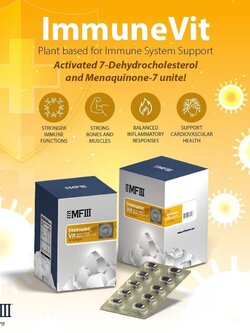 ImmuneVit vitamin synergy to strengthen your bones, arteries, and heart. 30 softgels