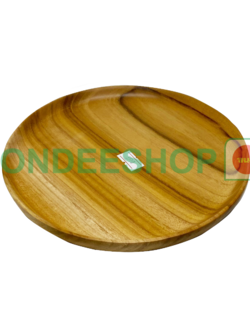 จานไม้สัก 7.5" #3510