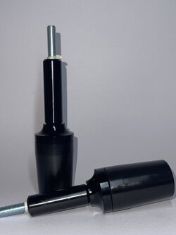 กันล้มข้าง CBR650F CBR650R ต่อตรง สีดำ