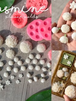 รวมแม่พิมพ์ ดอกมะลิ ดอกเดี่ยว วันแม่ วันพระ สงกรานต์ มีหลายไซส์