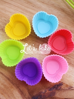 พิมพ์ขนม หัวใจ ขนาด 3 ซม. B083 / บรรจุ 12 ชิ้น