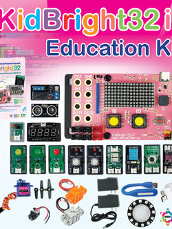 ชุดเรียนรู้วิทยาการคำนวณเชิงปฏิบัติการ KidBright32iP Education Kit บอร์ดสีชมพู KidBright32iP