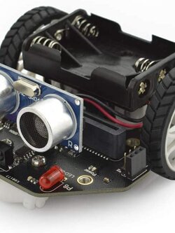 micro:Maqueen ชุดหุ่นยนต์ micro:bit สำหรับเรียนรู้ STEM Coding (ไม่รวมบอร์ด micro:bit)