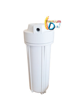 กระบอกกรองน้ำ(Housing) 10นิ้ว 2 หุน ฝาขาว (ทึป)