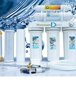 เครื่องกรองน้ำ 5 ขั้นตอน ระบบUF ยี่ห้อPremiumDrinks