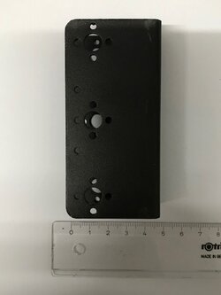 ชิ้นต่อฐานโครงแขนกลอลูมิเนียม รุ่น U beam bracket