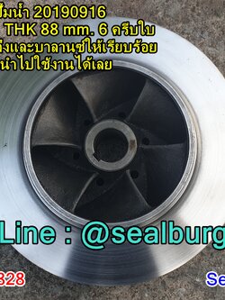 ใบพัดปั๊มน้ำ 20190916-1 OD 300 mm. THK 88 mm.