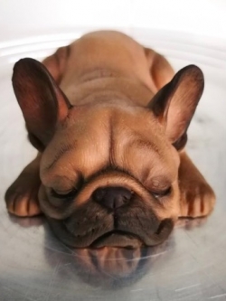 แม่พิมพ์ขนม 3มิติ หมา (เฟรนซ์บลูด็อก) 120 กรัม B762