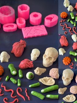 รวมแม่พิมพ์ขนม ฮาโลวีนหลอนที่สุด ลายคมชัด ทำขนมได้ทุกแบบ