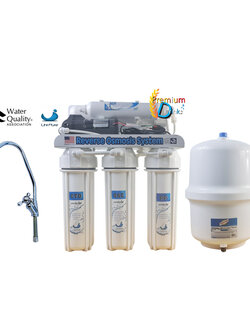 เครื่องกรองน้ำดื่ม5ขั้นตอน ระบบRO50GPD รุ่นติดผนัง