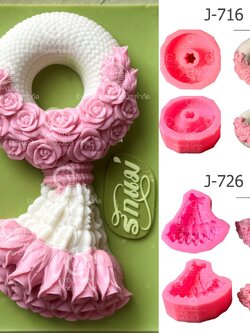 แม่พิมพ์ พวงมาลัยกุหลาบ เซตหัวและหาง สุดฮิต