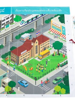 สื่อแผนที่ สนุกโค้ด สนุกคิด – เรื่องราวเกี่ยวกับบุคคลและสถานที่แวดล้อมเด็ก