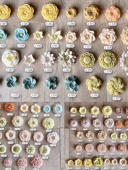 รวมแม่พิมพ์ดอกไม้ แบบเยอะ ทำขนม ทำวุ้น ทำสบู่ได้ สวยทุกแบบ