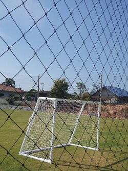 ผลงานการติดตั้งตาข่ายสำหรับลูกค้า และ รีวิวงานตาข่ายกั้นสนาม