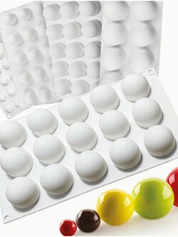 รวมแม่พิมพ์ซิลิโคน ลูกบอล ครบทุกไซส์ ทำมูสเค้ก เค้กส้มได้