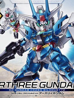 SD Gundam Cross Silhouette Earthree Gundam (SD) (Gundam Model Kits)