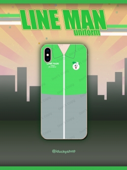 เคสสกรีนลายชุดนักเรียน เครื่องเเบบ Unifome - ชุดพนักงานส่งสินค้า Line man