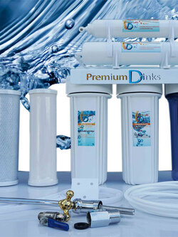 เครื่องกรองน้ำดื่ม 5 ขั้นตอน เซรามิค ยี่ห้อPremiumDrinks