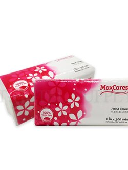 กระดาษเช็ดมือ MaxCares V-FOLD L300