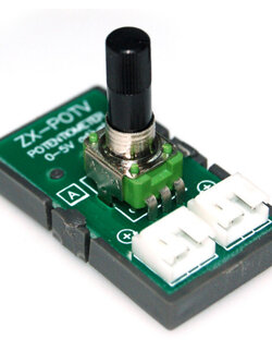 ZX-POTV แผงวงจรตัวต้านทานปรับค่าได้แบบแกนหมุน (ตัวตั้ง)