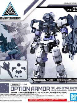30MM Option Armor for Long Range Sniper [for Alto/Dark Gray] (Plastic model)