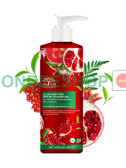 เจลอาบน้ำสูตรทับทิม 450มล. เดอลีฟ #8859239407034