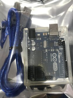 บอร์ด Arduino UNO พร้อมสายUSB และเคส
