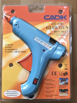 AppSoftTech ปืนยิงกาวร้อน 100 วัตต์ (Hot Melt Glue Guns 100W) แถมกาวแท่ง 2 แท่ง