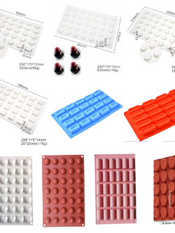 รวมแม่พิมพ์สบู่ทรงต่างๆ ขนาดเล็ก ทำขนมได้