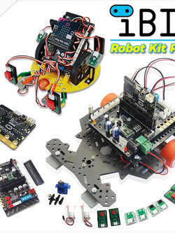 ชุดเรียนรู้หุ่นยนต์อัตโนมัติด้วยแผงวงจร micro:bit รุ่น iBIT Robot Kit Plus