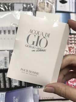 เช็คก่อนสั่ง น้ำหอมแท้ ขนาดทดลอง GIORGIO ARMANI ACQUA DI GIO POUR HOMME FOR MEN EAU DE TOILETTE SPRAY