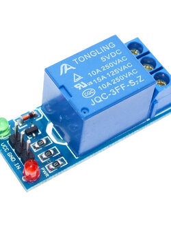 โมดูลรีเลย์ 1 ช่อง 5V (1-Channel 5V Relay Module) 250V/10A Active LOW
