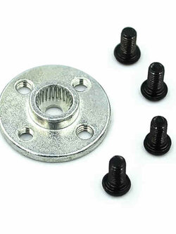 แผ่นจานเซอร์โวโลหะสำหรับเซอร์โว มอเตอร์ รุ่น MG995, MG996R, S3003, SG5010 (metal disc) 25T