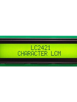 โมดูลแสดงผล จอLCD ขนาด 24 ตัวอักษร 2 บรรทัด มีไฟส่องหลัง