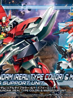 Core Gundam (Real Type Color) & Marsfour Unit (HGBD:R)