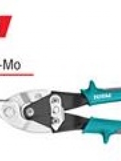 กรรไกรตัดสังกะสีปากซ้าย ขนาด 10" (250mm) รุ่นงานหนัก TOTAL รหัส THT-521102