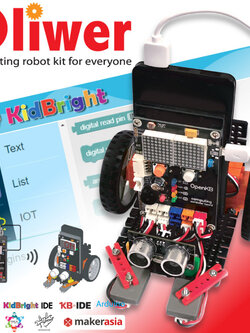 (เลิกผลิต) Oliwer Robot Kit ชุดเรียนรู้วิทยาการคำนวณเชิงปฏิบัติการผ่านหุ่นยนต์