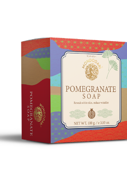 MONDODARI Pomegranate Soap – สบู่ทับทิมผิวใส เนียนนุ่ม 100 กรัม