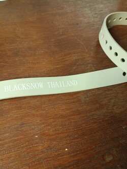 สายรัด BLACK SNOW THAILAND สีครีม 25"