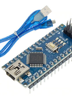 บอร์ดArduino Nano 3.0 รุ่นใหม่ CH340 พร้อมสายMini USB (Arduino Compatible)
