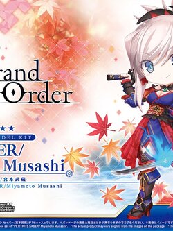 Petitrits Saber/Miyamoto Musashi (Plastic model)