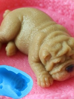 แม่พิมพ์วุ้น หมาพะโล้ 3 มิติ B671