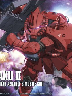 Char Aznable`s Custom Zaku II (THE ORIGIN) (HG)