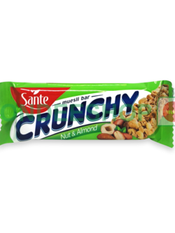 ครันชี่-มูสลี่บาร์นัทแอนด์ถั่ว+อัลมอนด์ #5900617015945