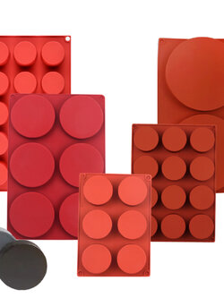 รวมแม่พิมพ์ วงกลมแบน ขอบแหลม ทำสบู่ได้ ทุกแบบ ครบทุกไซส์