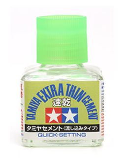 Tamiya Extra Thin Cement (Quick-Setting)