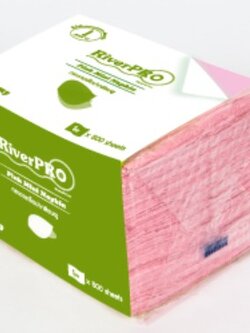 กระดาษเช็ดปาก RiverPro Mini Napkin สีชมพู